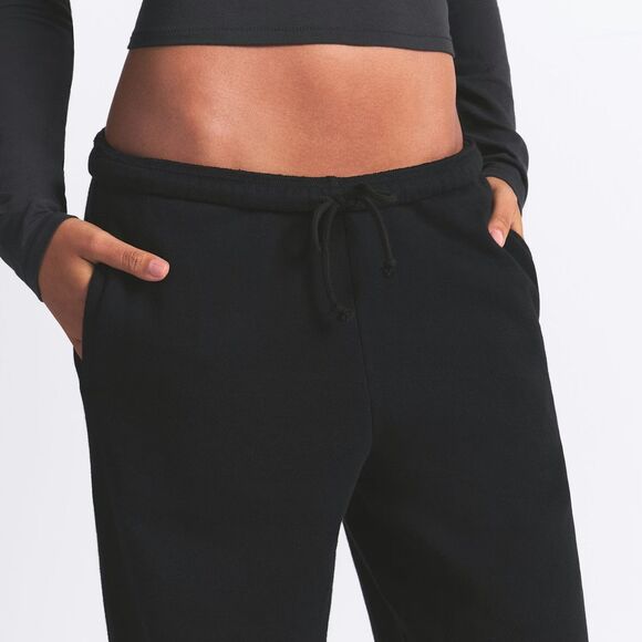 Skims Womens Cotton Fleece Classic Jogger Pant Onyx Size Medium Sweatpants - Picture 3 of 6